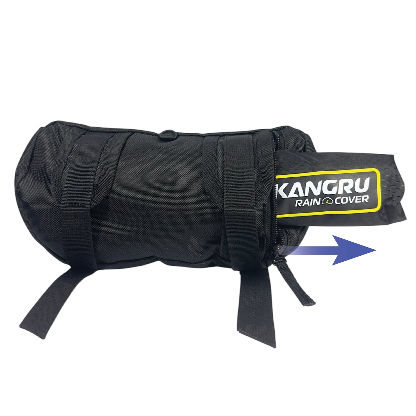 Maleta de Manubrio XL Kangru con Rain Cover