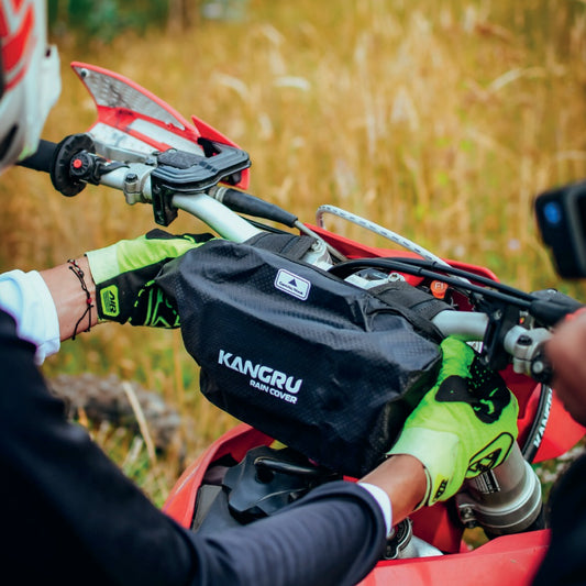 Maleta de Manubrio XL Kangru con Rain Cover